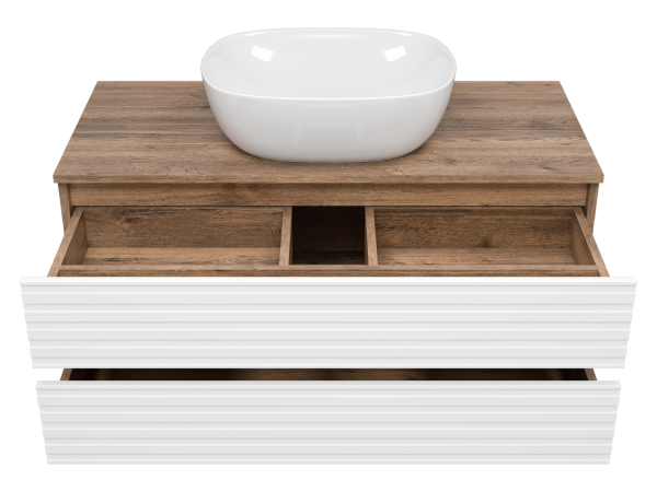 Тумба под раковину Brevita Dakota 100  DAK-09100-19/01-2Я