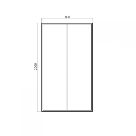 Душевая дверь Bravat Drop BD090.4120A