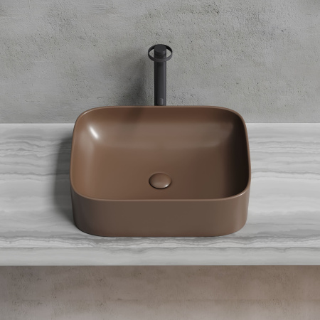 Раковина накладная (50,5х38) Ceramica Nova ELEMENT CN6052MDB