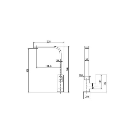 Смеситель для кухни FASHUN A54017