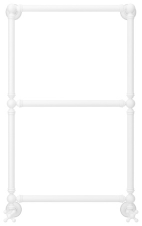 Полотенцесушитель Водяной Сунержа Ренессанс 1304 (86х50) Матовый Белый 30-0280-8650