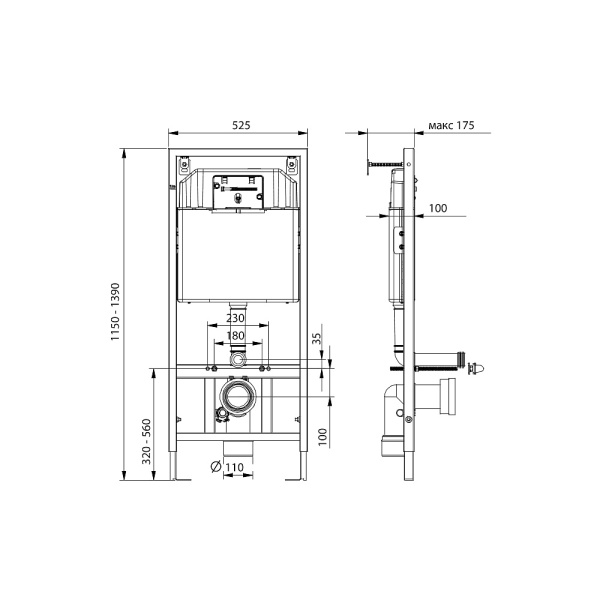 Комплект 3в1 Koller Pool DUNE 1200 SL+KVADRO Arch Chrome+KVADRO