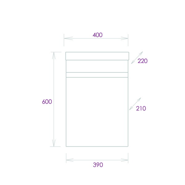 Тумба под раковину подвесная Onika Милтон 40 104007