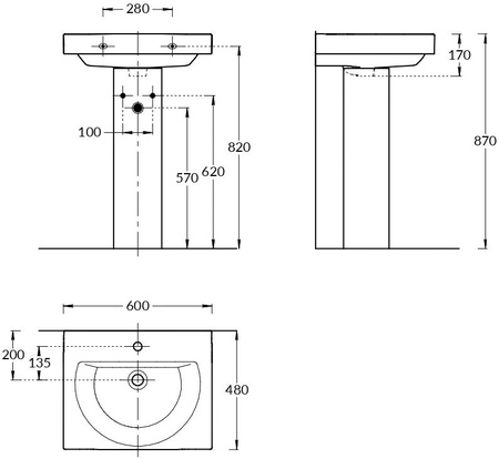 Пьедестал Kerama Marazzi PRO PRO.col.01