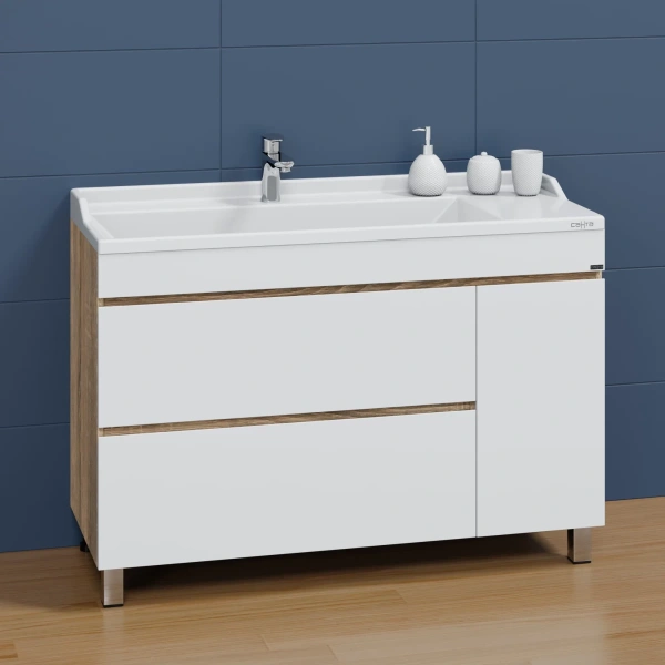 Тумба под раковину СаНта  Марс 120 700423 без раковины, янтарный