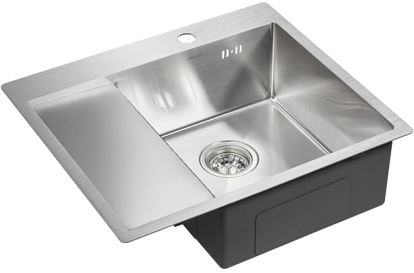 Кухонная мойка Paulmark  Flank PM225951-BSR брашированная нерж. сталь правая
