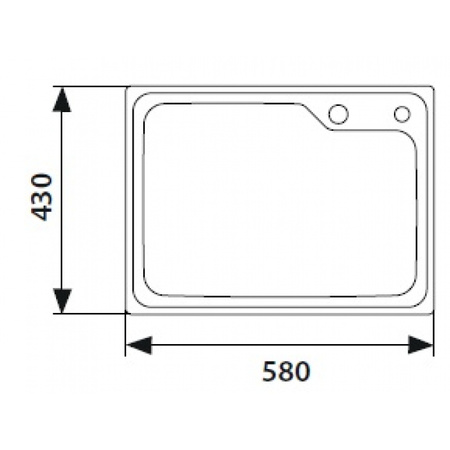 Кухонная мойка KAISER KSM нержавеющая сталь (KSM-5843)