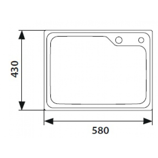 Кухонная мойка KAISER KSM нержавеющая сталь (KSM-5843)