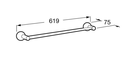 Полотенцедержатель Roca Superinox 815686001