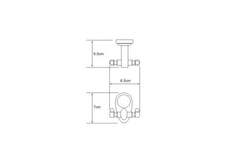 Крючок двойной WasserKraft Main 9223