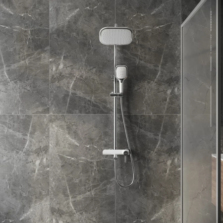 Душевая система Grossman Alba 500.K35.06.100/000 хром с белым