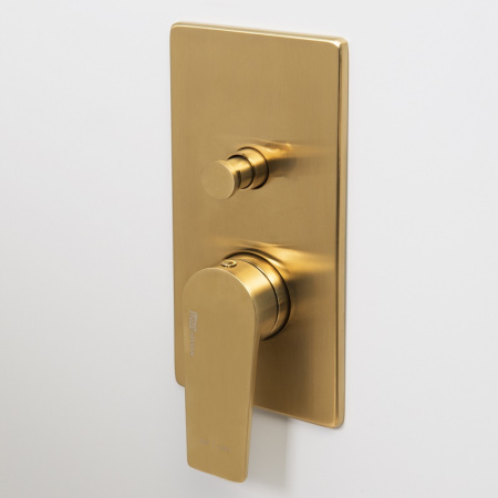 Душевая система WasserKRAFT A55201, матовое золото