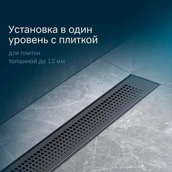 Душевой лоток 60 см Am.Pm PrimeFlow W02SC-P11-060-01BM черный матовый