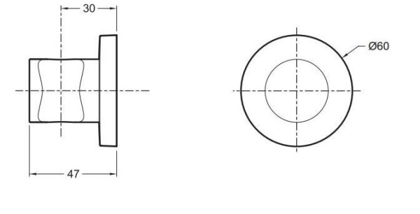 Держатель для душа Jacob Delafon Modulo 8466D-CP Держатель для душа Jacob Delafon Modulo 8466D-CP