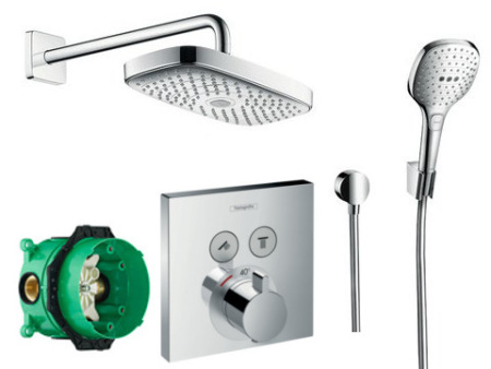 Душевой комплект Hansgrohe Raindance Select E 27296000