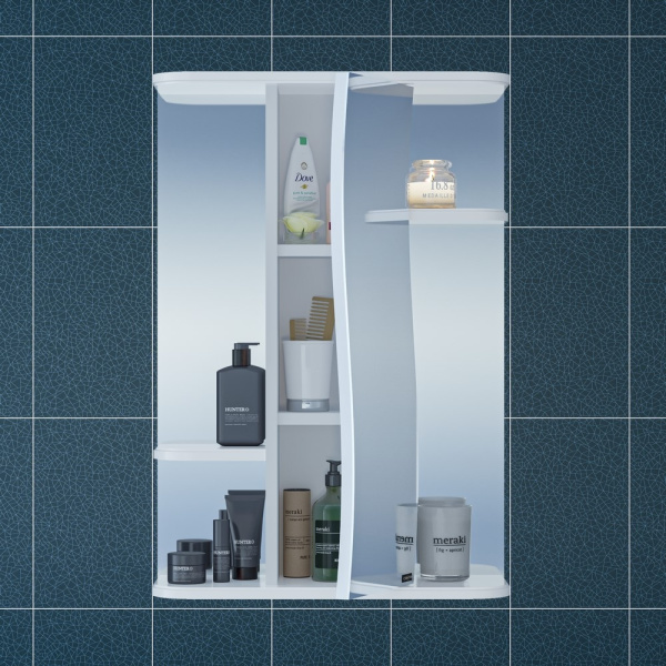 Зеркальный шкаф (50х73)  СаНта Лира 50 101050