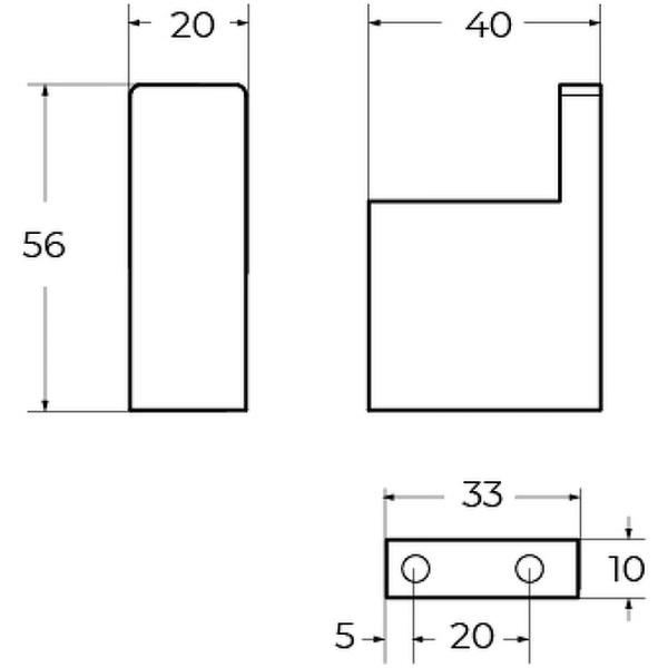 Крючок CEZARES SLIDER-HK-IN