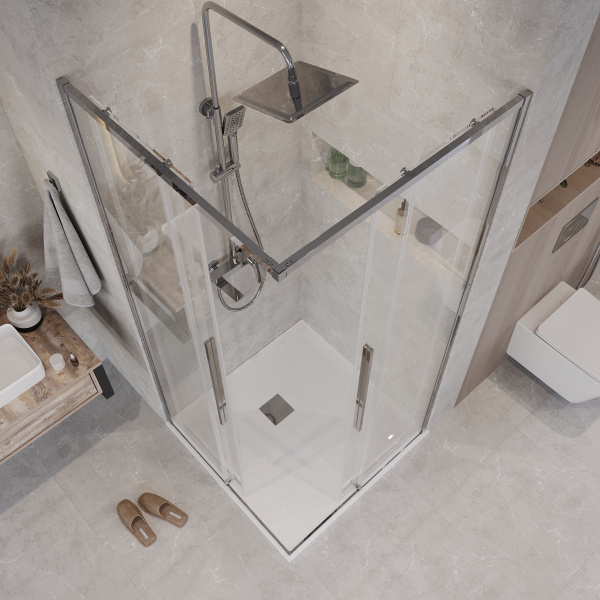 Душевая дверь (120х195) Grossman Galaxy 1/2.K33.01.12.10.00, раздвижная