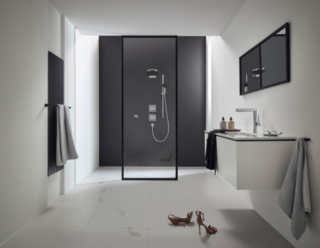 Смеситель для раковины с донным клапаном Push-Open Hansgrohe Finoris 76063000 хром