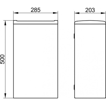 Мусорное ведро 25 литров Keuco Collection Moll 12788 010000 (12788010000) хром