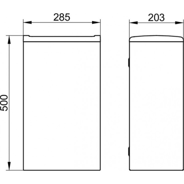Мусорное ведро 25 литров Keuco Collection Moll 12788 010000 (12788010000) хром