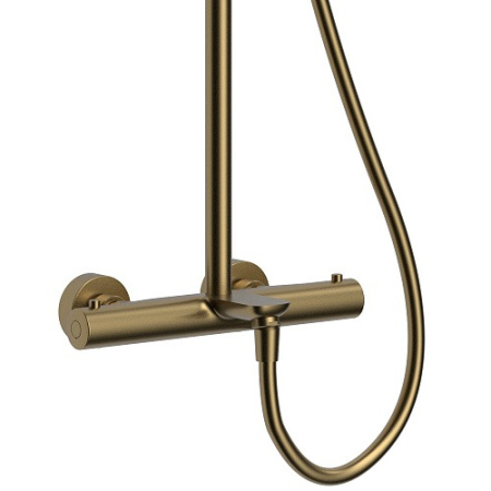 Душевая система с термостатом Raiber Graceful RPG-007 золото