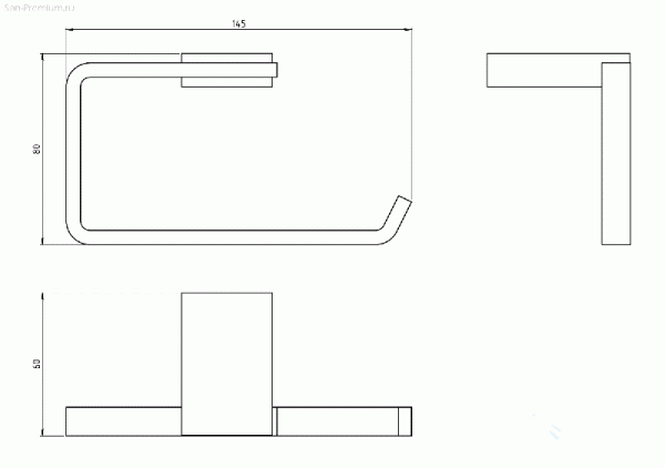 Держатель для туалетной бумаги Novaservis Metalia-9 0931.0