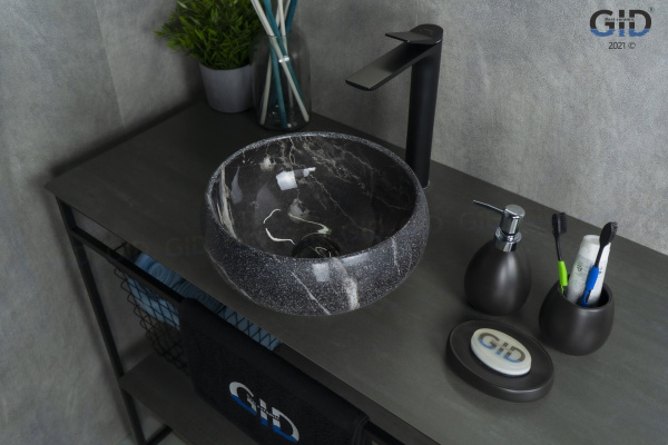 Раковина накладная (32х32) Gid Mnc480