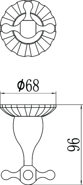 Крючок Savol двойной S-08954C