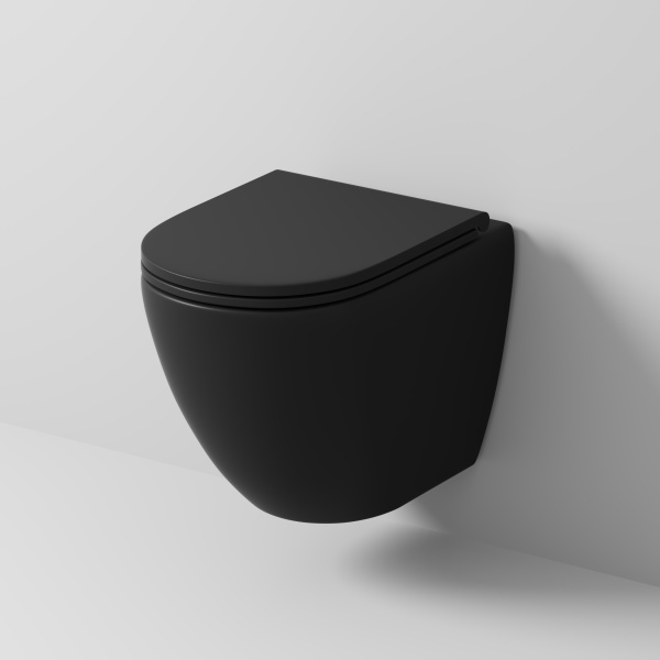 Унитаз подвесной безободковый Grossman  GR-4455BMSQ с сиденьем микролифт