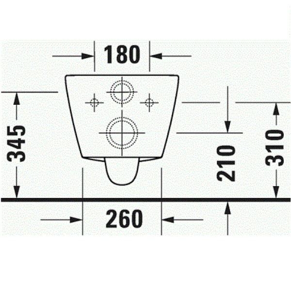 Унитаз подвесной Duravit D-Neo 2577090000