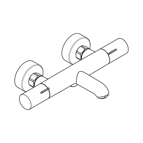 Термостат для ванны Hansgrohe Ecostat Fine 13325670 черный матовый