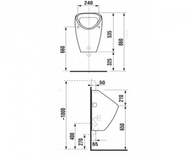 Писсуар Jika Golem 8430700004831