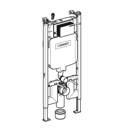 Инсталляция для подвесного унитаза Geberit Duofix Alpha 458.175.00.1