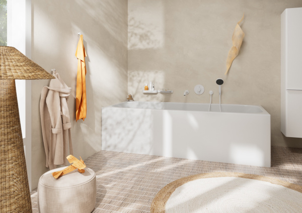 Излив для ванны Hansgrohe Tecturis S 73411700 белый матовый