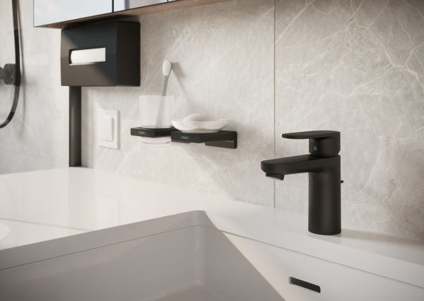 Держатель бумажных полотенец Hansgrohe AddStoris 41774670 черный матовый
