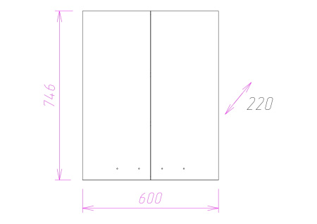 Шкаф подвесной Onika Кредо 60 306003