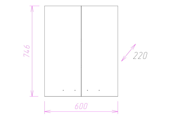 Шкаф подвесной Onika Кредо 60 306003