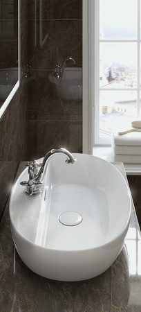 Раковина накладная (60х40) Kerama Marazzi Plaza PLR.wb.60.1
