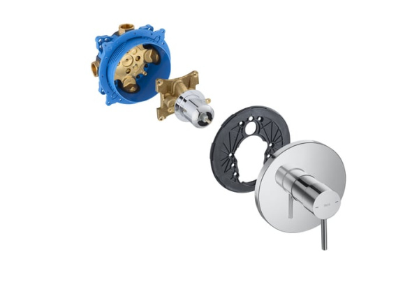 Универсальная монтажная коробка для встраиваемых смесителей для ванны/душа Roca RocaBox A525869403