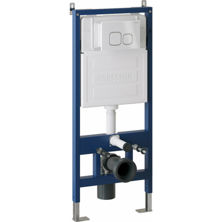 Инсталляция для подвесного унитаза 4 в 1 Grossman  Cosmo 97.02.000 белый глянцевый