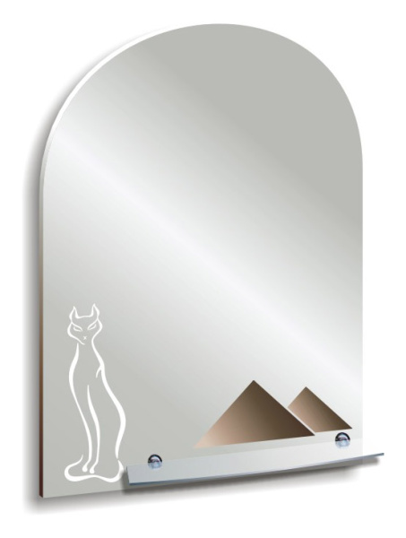 Зеркало (53,5x68) Continent Пирамида В129