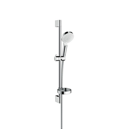 Душевой гарнитур с мыльницей Hansgrohe Crometta Vario Casetta 26553400 белый/хром