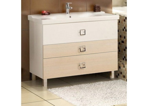 Тумба с раковиной Акватон Стамбул 105 1A1273K0ST590