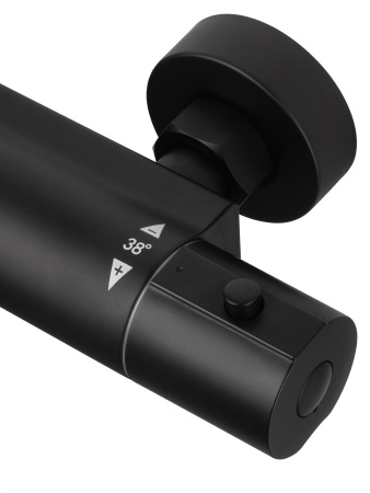 Смеситель для душа с термостатом WONZON & WOGHAND INN 6, черный матовый  WW-B2029-A-MB