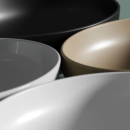 Раковина накладная (50,2х36,3) Ceramica Nova ELEMENT CN6056MB