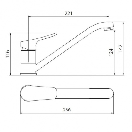 Смеситель для кухни Damixa Scandi Pin HFSN00064