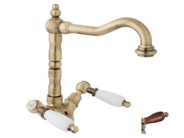 Смеситель для раковины Cezares FIRST FIRST-LS2-02-Nc бронза