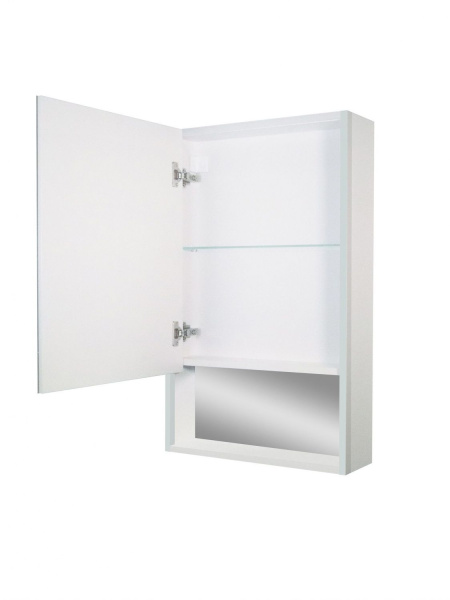 Зеркало шкаф с подсветкой Art&Max Foggia AM-Fog-600-800-1D-L-DS-F-White