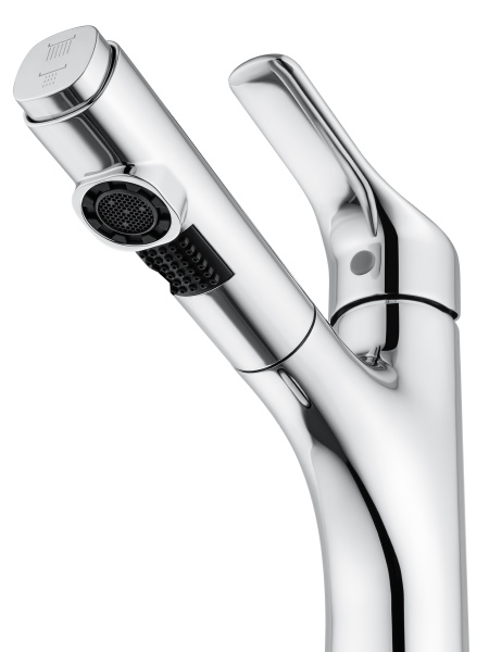 Смеситель для раковины с выдвижным изливом WONZON & WOGHAND, хром WW-AE4151-CR Смеситель для раковины с выдвижным изливом WONZON & WOGHAND, хром WW-AE4151-CR